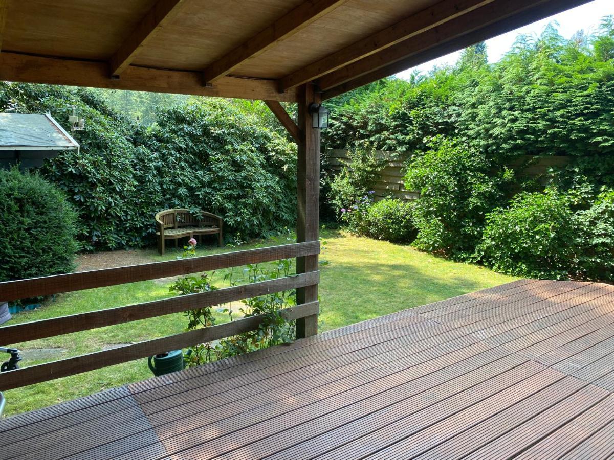 Ruim privacyvol chalet met overdekt terras Ermelo Eksteriør bilde